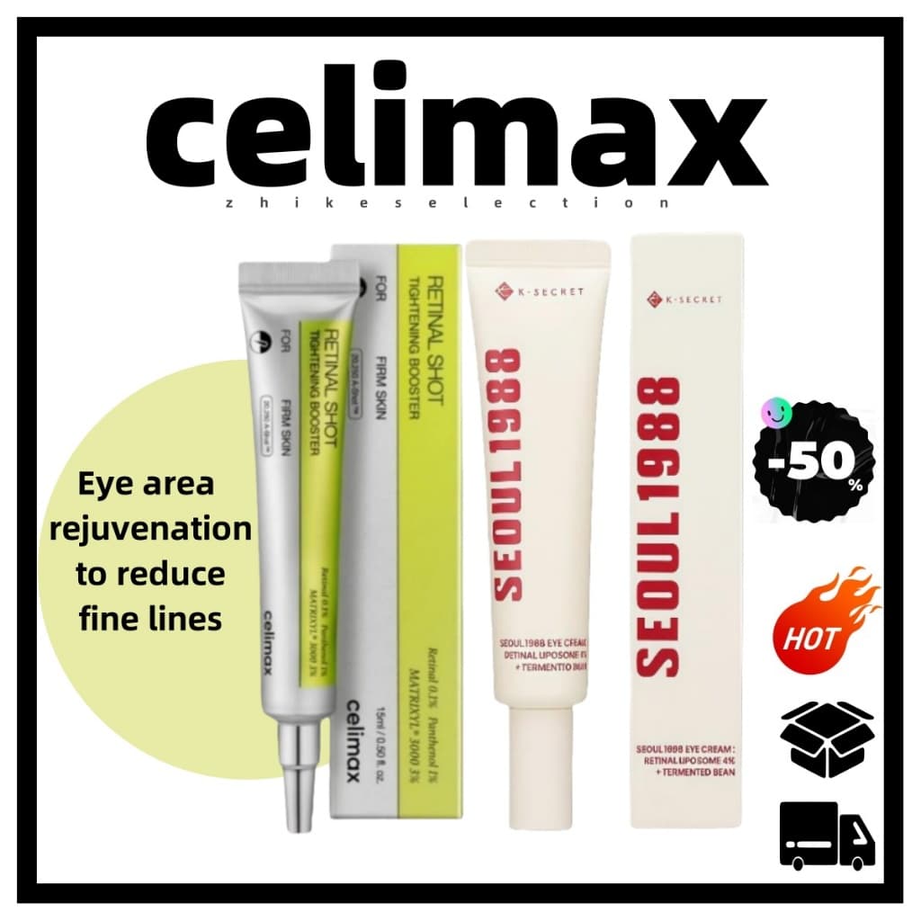 5.5 Camadascelimax À Prova De Choque Reforço De Aperto De Tiro Reto + K-Secret 1988 Seul 1988 Creme Para Os Olhos | Anti