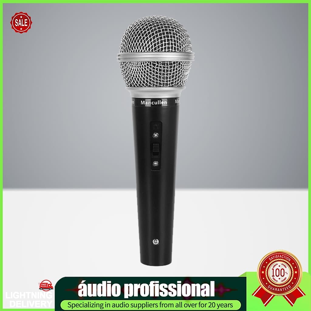 Microfone Com Alto-Falante De Karaokê Fio Portátil
