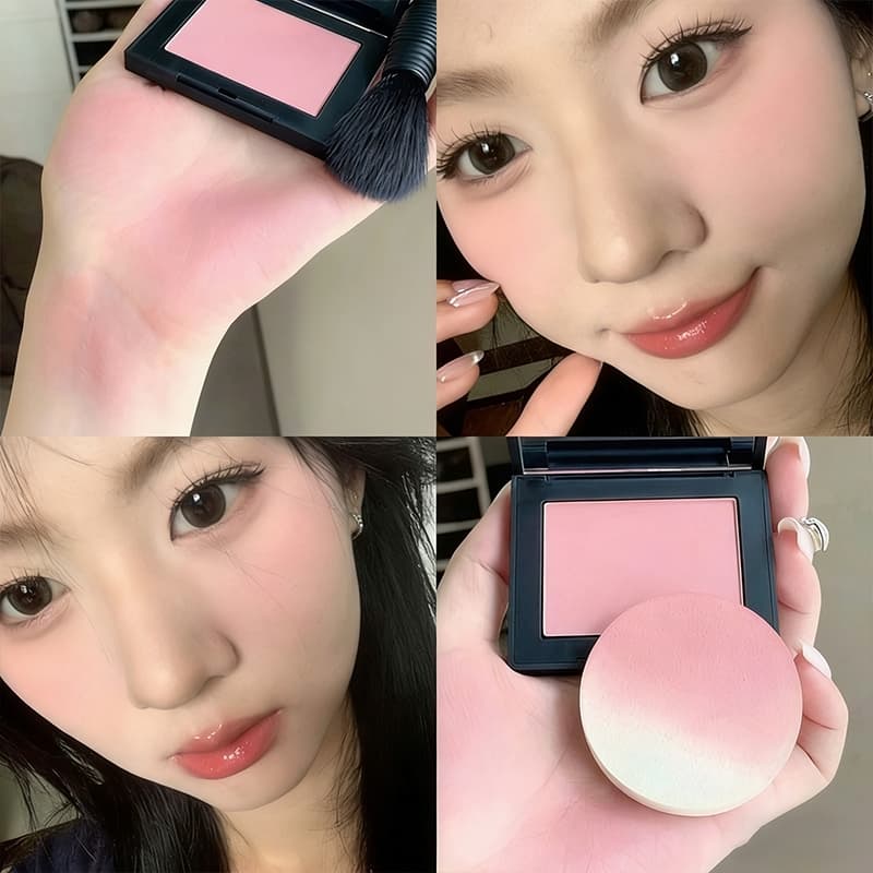 HERORANGE Sheer Soft Mono Blush Baixa Saturação Acabamento Fosco Natural Diário Nu Brilho Vitalidade Maquiagem Facial Jo