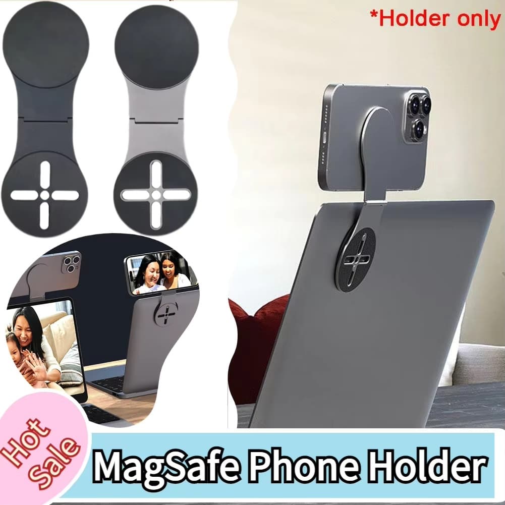 Suporte De Tela Do Portátil Magnético Dobrável Montagem Lateral Tablet Telefone Display Ajustável Desktop