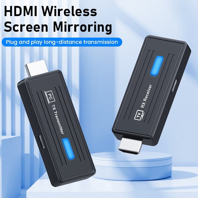 5.8G 1080P Sem Fio HDMI-Compatível Vídeo Transmissor De Áudio Receptor Extensor Display Dongle Para TV Caixa Monitor Pro