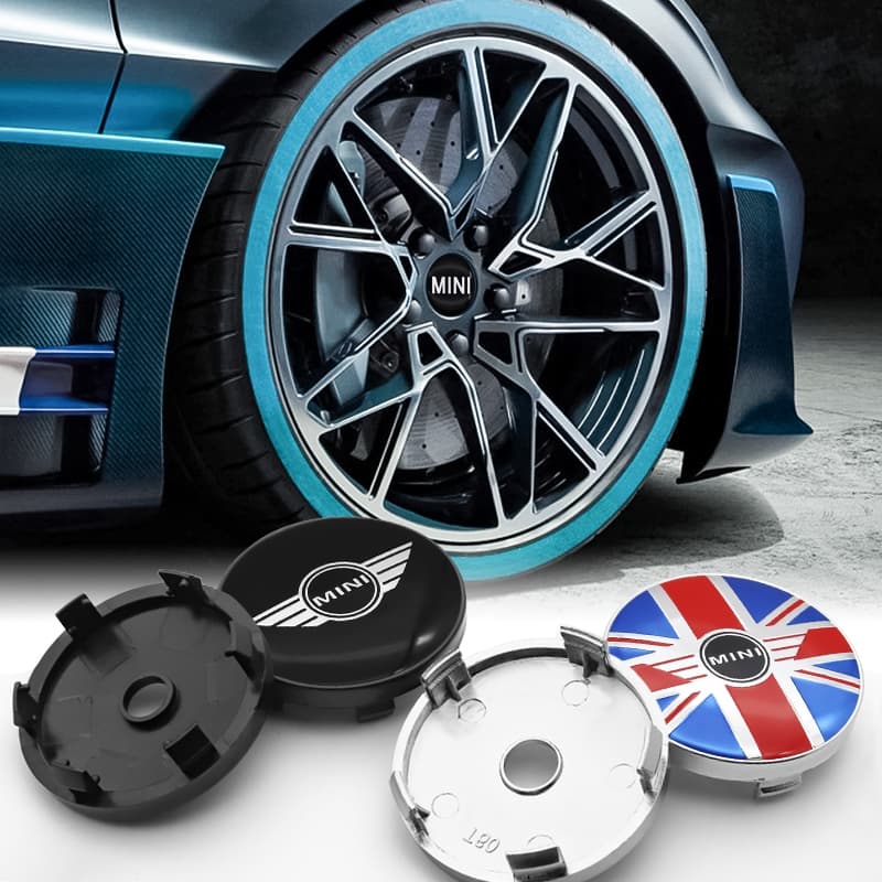 4 Pçs/set 60mm MINI Emblemas Tampa Central Da Roda Do Carro Cobre Calotas Jantes Para