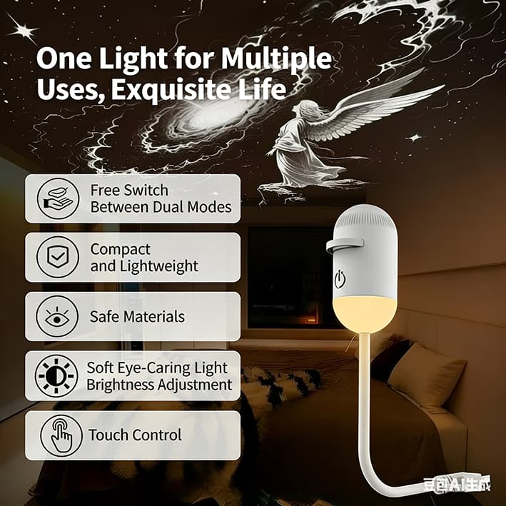 Mini Galaxy Projetor Toque Lâmpada LED Para Sala De Estrela Quarto Decoração De Casamento Luz Noturna Dormir Presentes