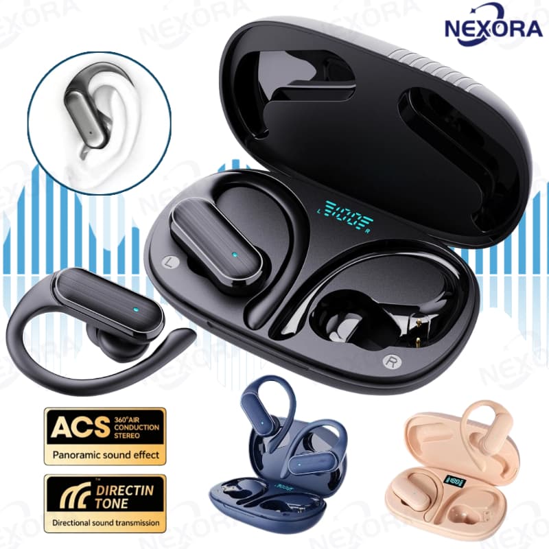 Vitog A520 Fone de Ouvido TWS Bluetooth 5.3, Controle Touch, Estéreo HiFi, À Prova D'água, Fone Esportivo Sem Fio