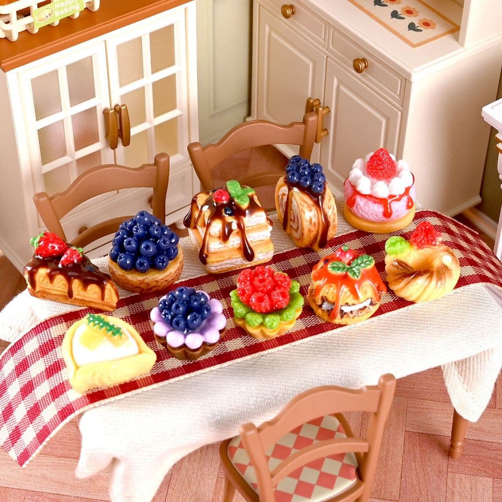 10 Pçs 1 : 12 Resina Em Miniatura Comida E Jogar Bolo Casa De Bonecas Ornamentos Cozinha Crianças Brinquedos Presentes D