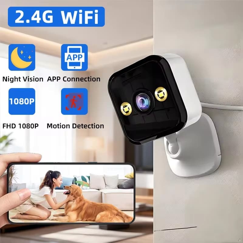 1080P Wifi Câmera IP 2MP Visão Noturna Interior Ao Ar Livre À Prova Dwaterproof Água Mini CCTV Vigilância Casa Inteligen