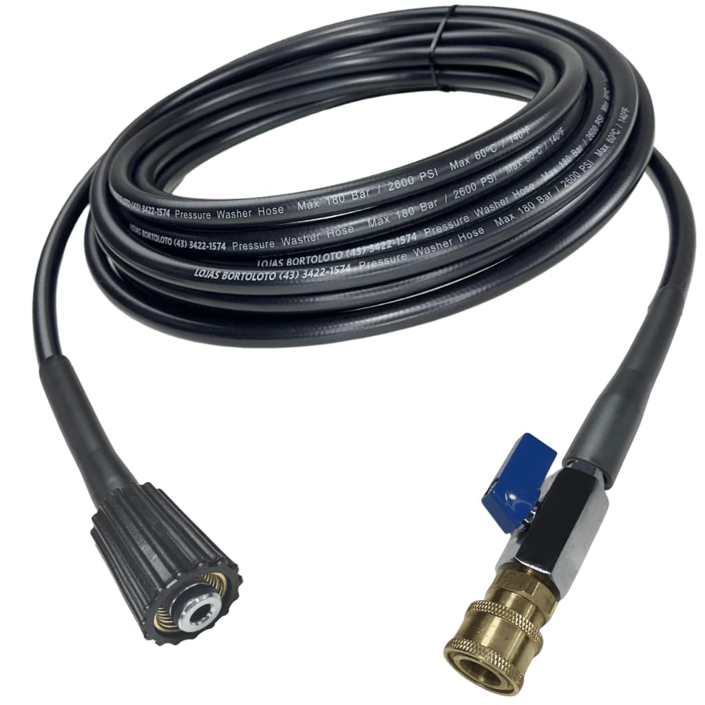 Mangueira com Bico Curto Registro Engate Rápido para Lavadora alta pressão Karcher K2 K3 K4 K5 K3.98