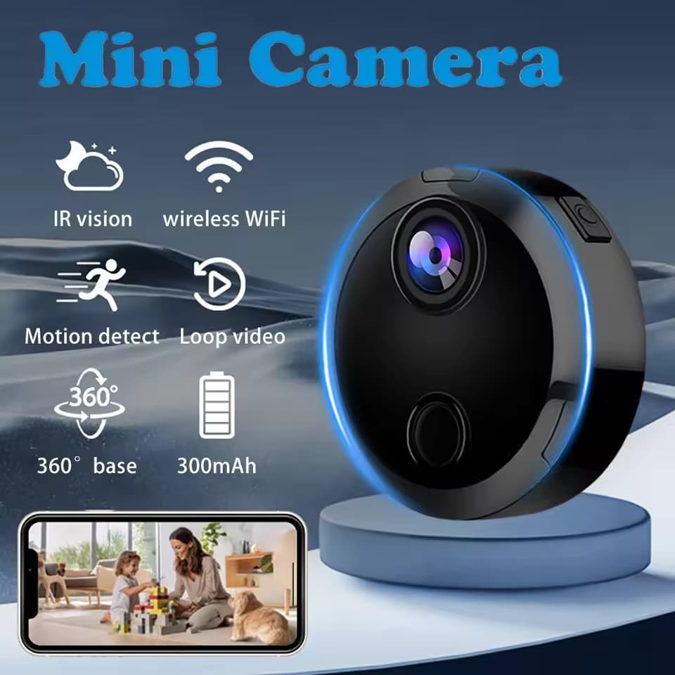 Sem Fio 1080P HD Mini Câmera WiFi Invisível Monitor Remoto Visão Noturna Detecção De Movimento Portátil Corpo Cam Suport