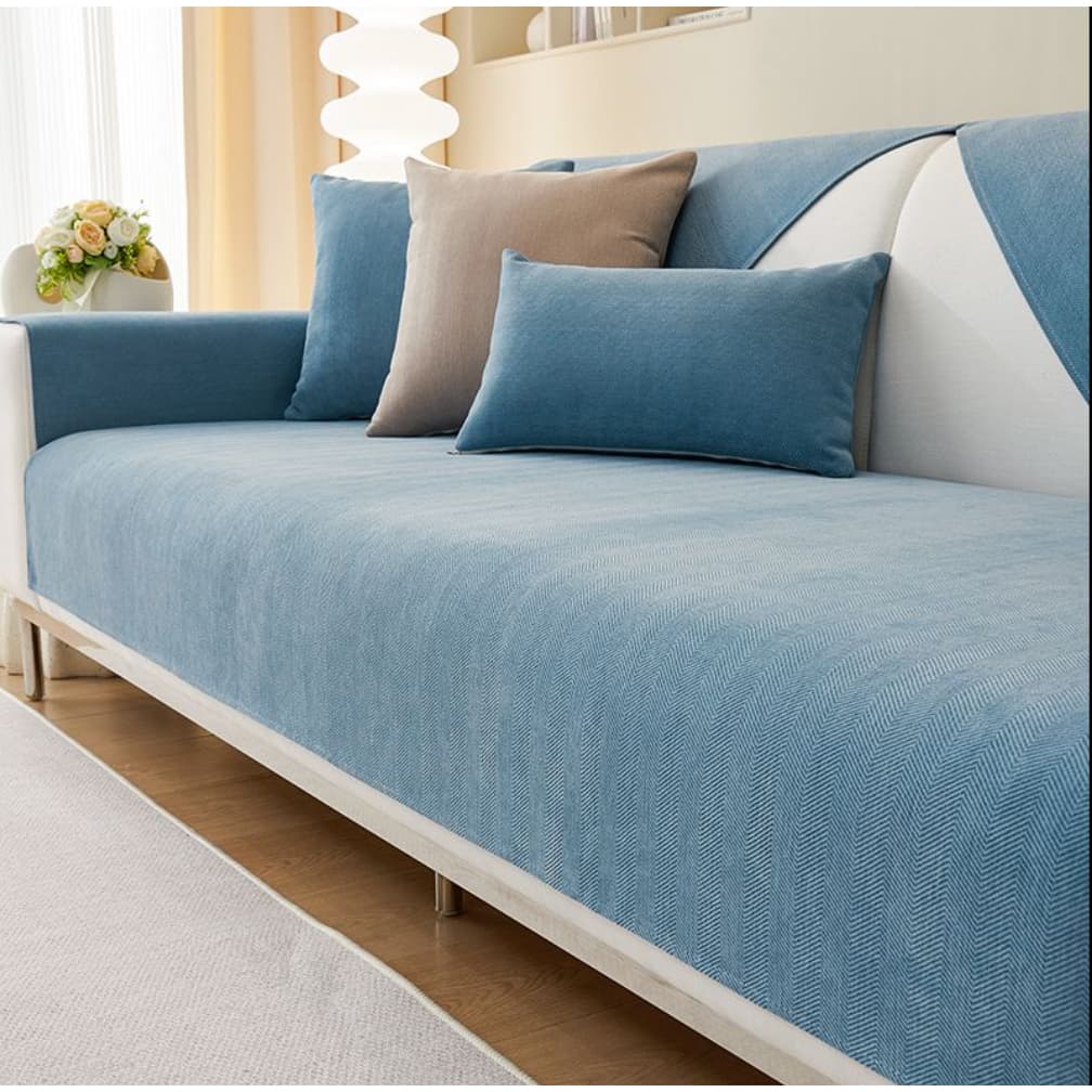 Snow Neale Sofa Mat Four Seasons Universal Cover Cloth Towel Anti slip Simple Sofa Cover