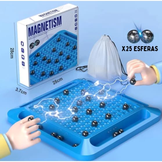 Jogo De Xadrez Magnético Tabuleiro Portátil Pedras Magnéticas Educativas Damas Presentes Crianças--Envio imediato