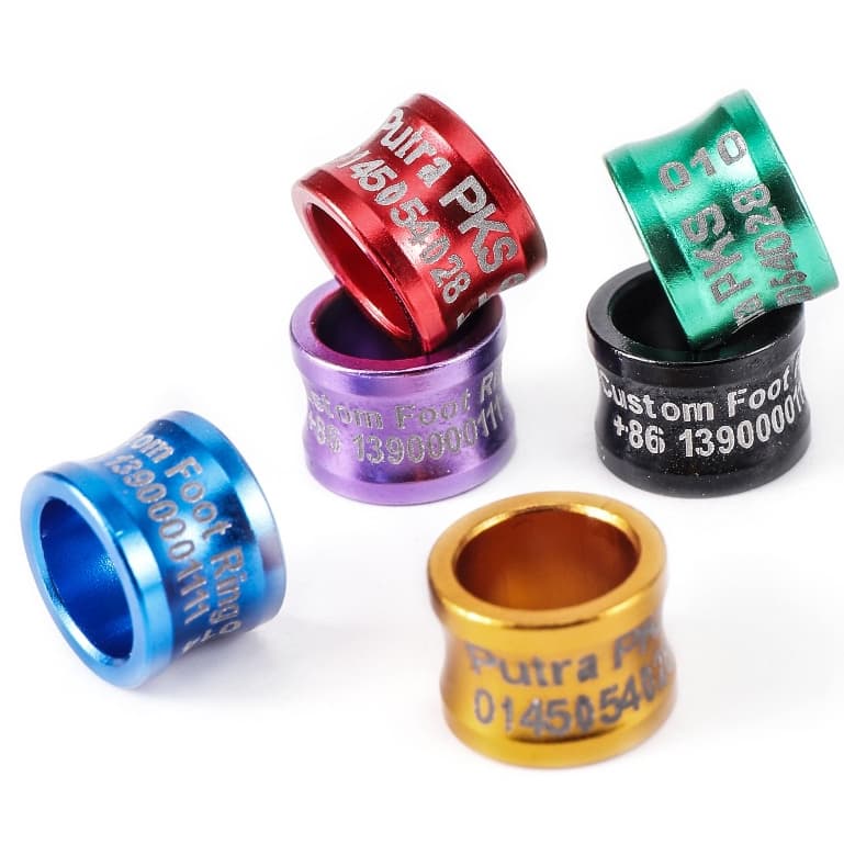 Personalização Gratuita , 10 Faixas Personalizadas Para Pernas De Pombos , 8 Mm , Adequadas Anéis De Marcação De Voo De