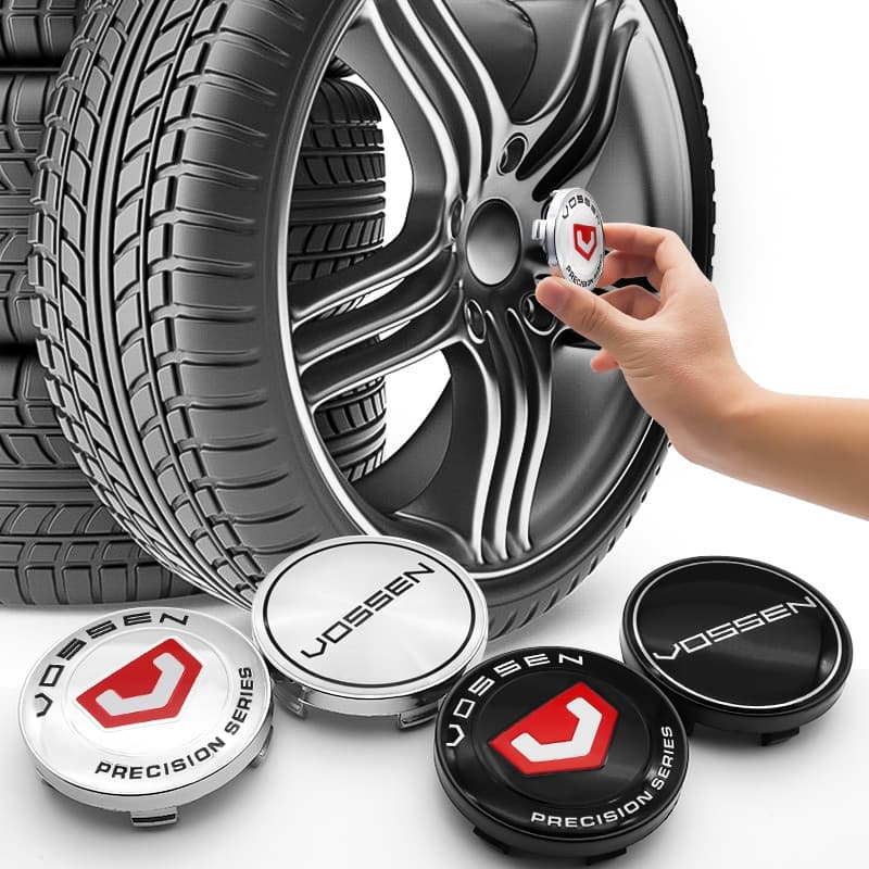 4pcs 60mm Emblemas VOSSEN Tampa Central Da Roda Do Carro Cobre Calotas Jantes De