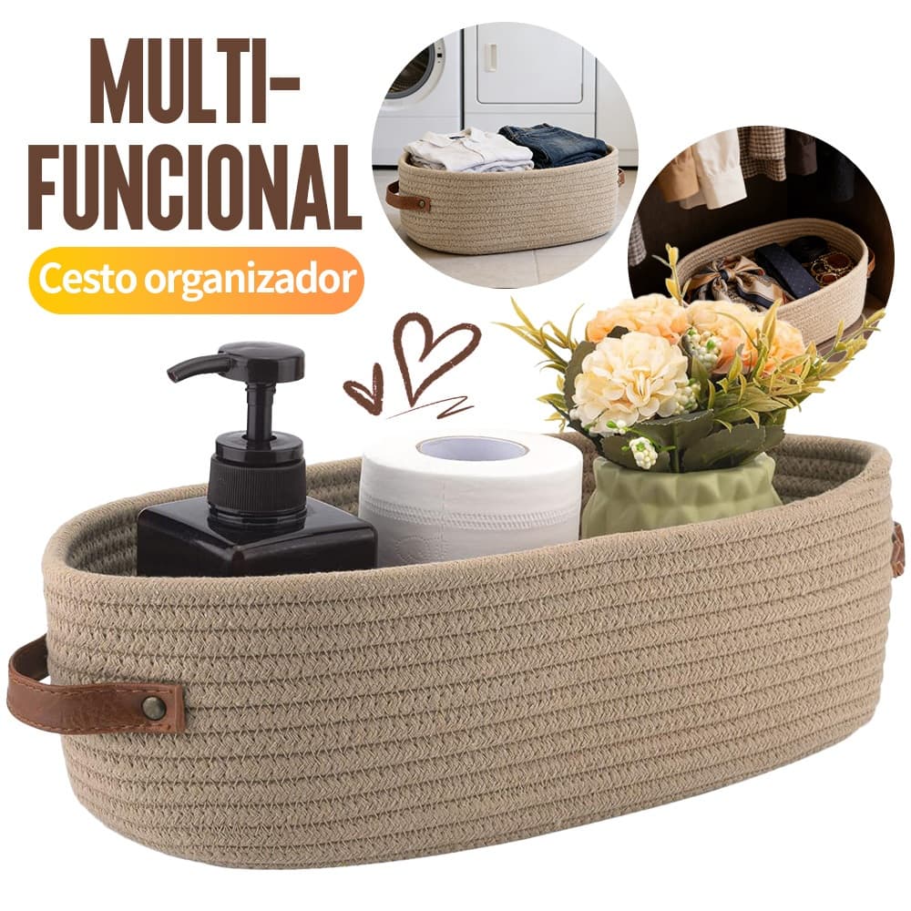 Kit Cesto organizador1 unidade de banheiro armário papel Higiênico Multiuso
