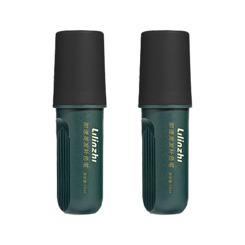 Caneta De Cabelo Colorida 15ml Com Cobertura Natural Para Cabelos Brancos , Secagem Rápida Sem Amônia