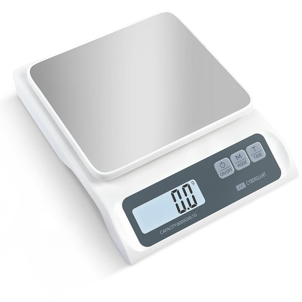 Balança Recarregavel Alta Precisão 0,1g 6kg Cozinha Dieta