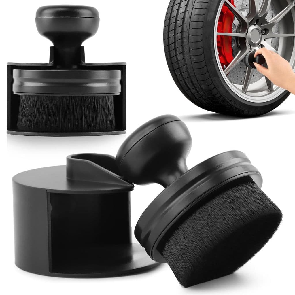 Aplicador de Pneu Pretinho Pincel Soft Acabamento Perfeito Selante Automotivo Rodas