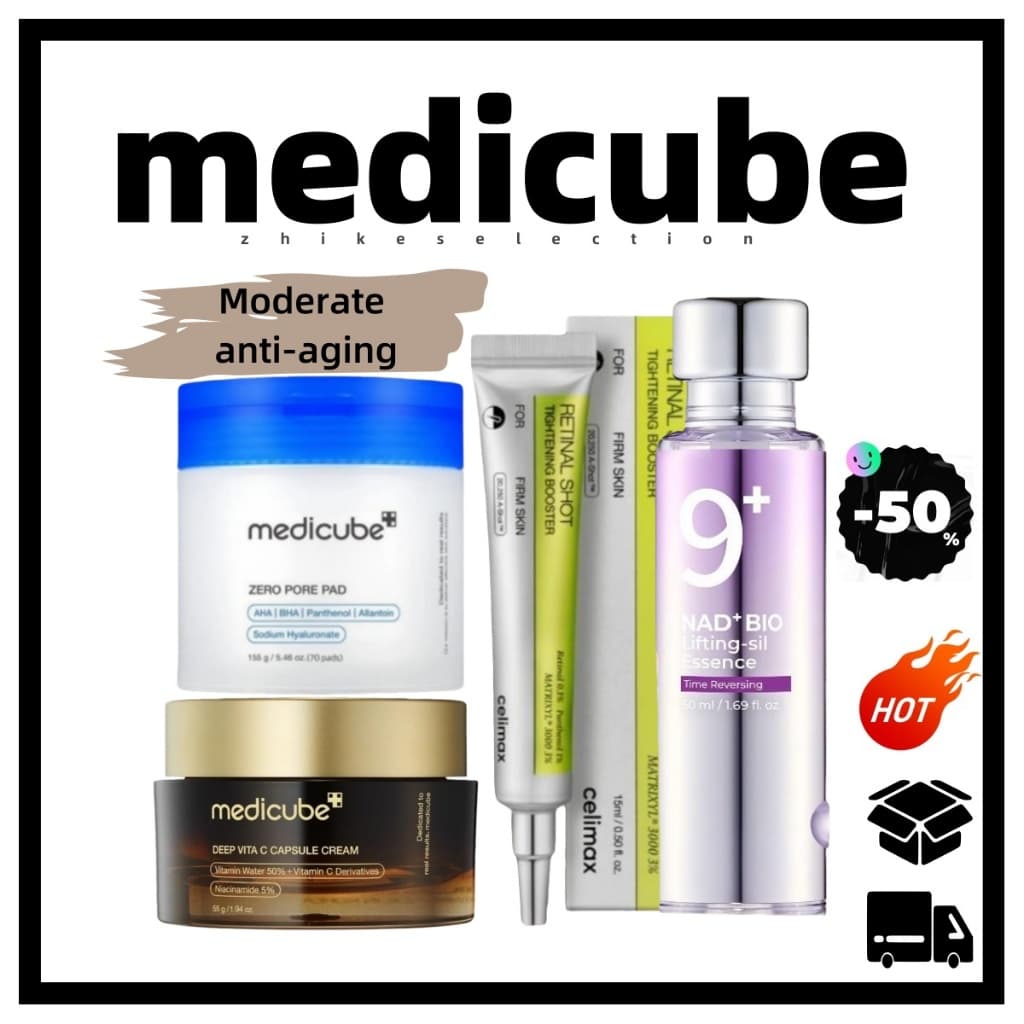 5.5 Creme Cápsula De Vitamina C Para + Folha De Algodão Zero Pore Pad + Essência De Retinol + Líquido NO . 9 Essence | A