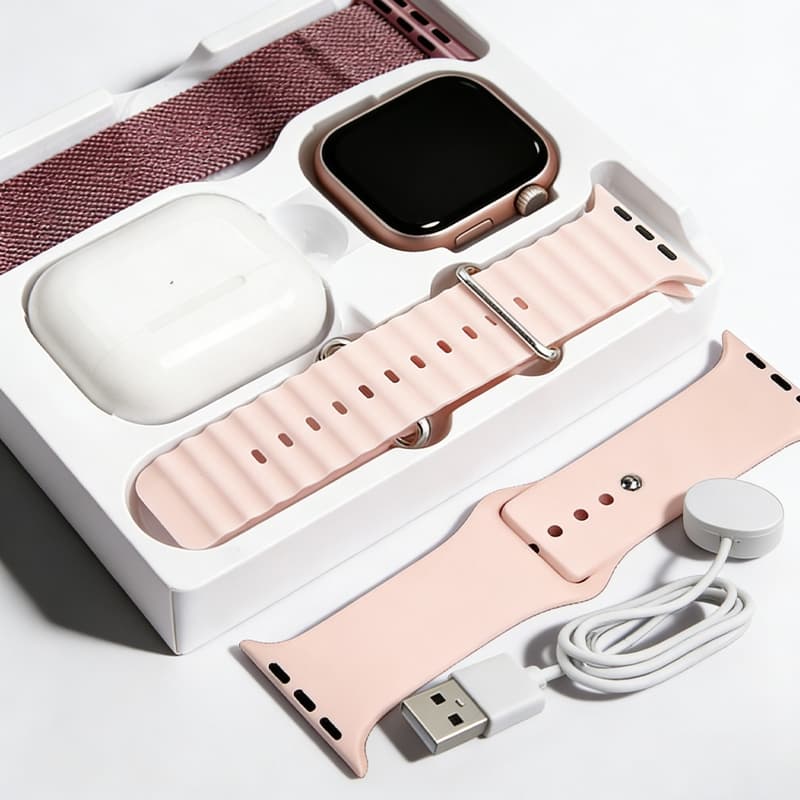 Fones De Ouvido Bluetooth Smart Watch4 Em 1 TWS i13 Para Homens E Mulheres Com Chamadas , Relógio Esportivo