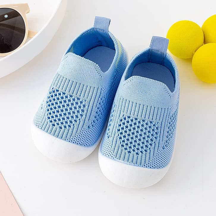 Sapatos infantis para bebês, meninos e meninas, sapatos leves antiderrapantes
