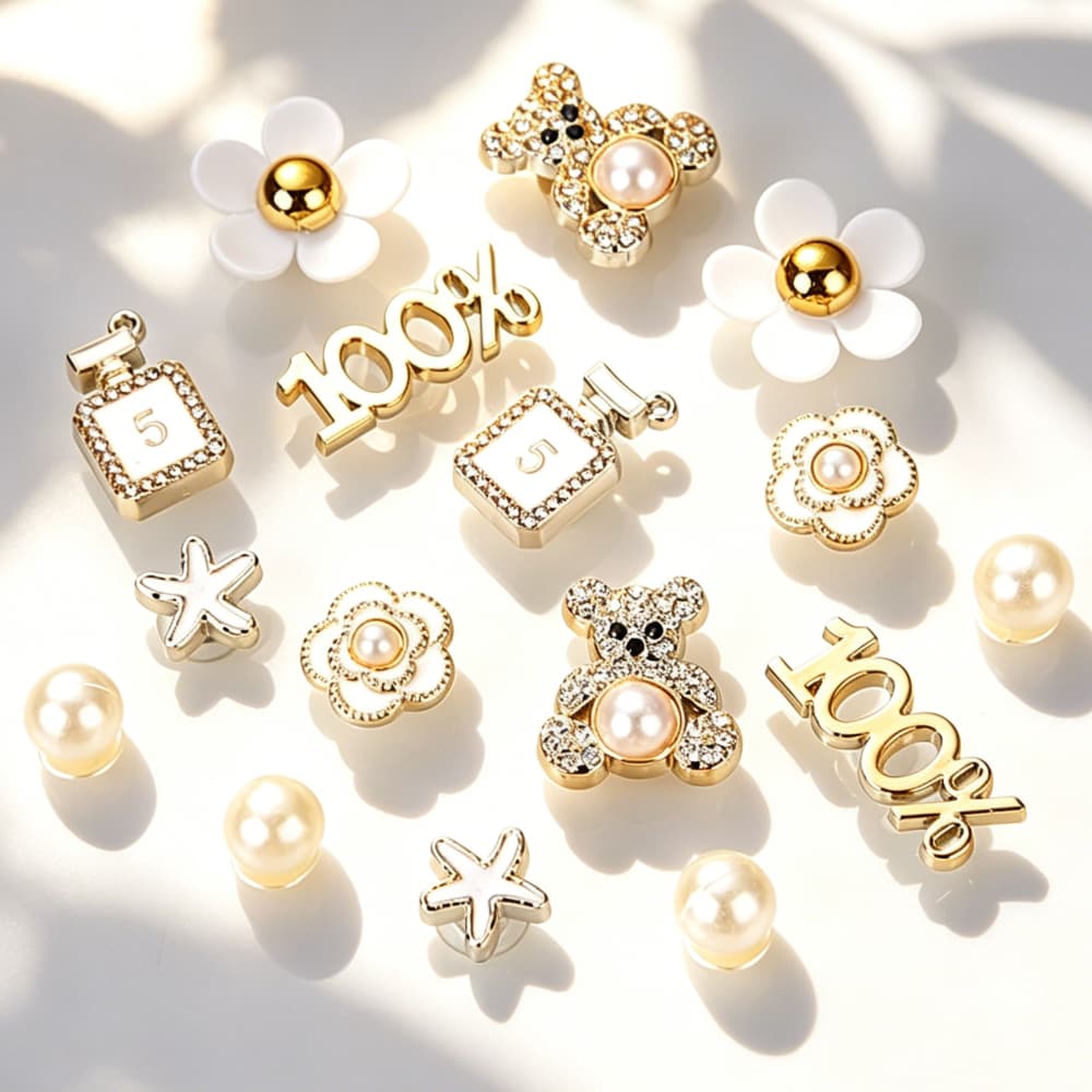 Urso da Moda Encantos de Sapato Jewelry botões decorativos & acessórios de Sandálias removíveis Pendente Presentes