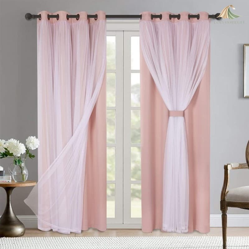 Cortinas Blackout CZHLIFE , De Janela Com Ilhós De Privacidade Isolamento Térmico Para Quarto , Sala De Estar , Estudo