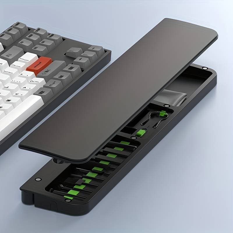 Apoio Punhos Ergonômico Teclado Computador Com Kit de Limpeza para Acessórios