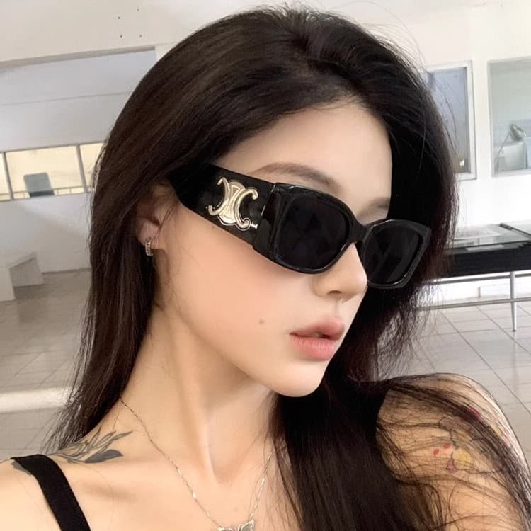 Óculos De Sol Vhong2026 Marca De Luxo Anti Radiação De Grandes Dimensões Para Mulheres UV400