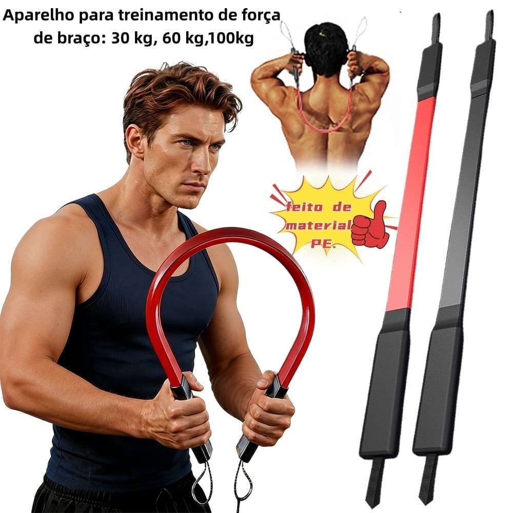 1pcs universal braço trainer material pe 30/60/100kg equipamento de exercício peitoral e braço abs e ferramenta de tr