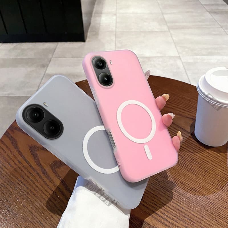 2 Em 1 Caso Para Xiaomi Redmi Turbo 5 Max POCO X8 Pro Sucção Magnética Capa Traseira Dopamina Geléia Telefone Embalagem