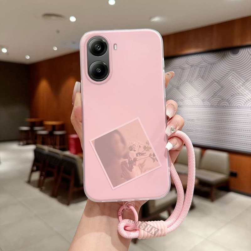 Dopamina Caso Para Xiaomi Redmi Turbo 5 Max POCO X8 Pro Pulseira Capa Traseira 2in1 Foto Interlayer Cordão Telefone Emba