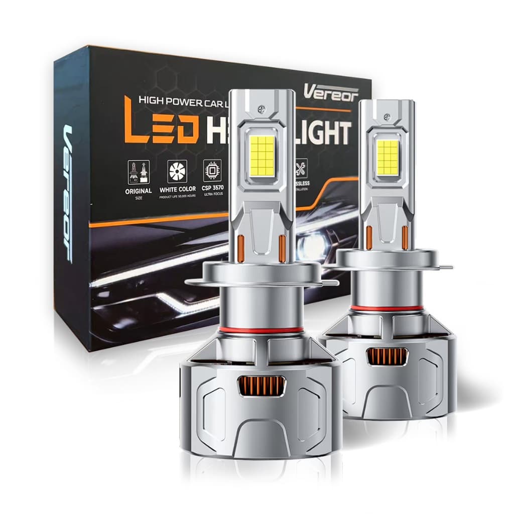 Lâmpada de Farol LED X12 para H1 H3 H4 H7 H11 9005 9006 6000K 300W 80000LM Alta Luminosidade