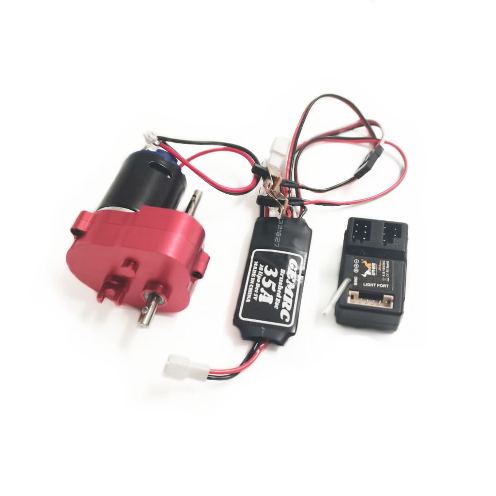 mn82 mn168 mn78 mn99s2 mn300 35A Escovado ESC Caixa De Engrenagens Totalmente Metálica Com motor De Alto torque 370 Peça