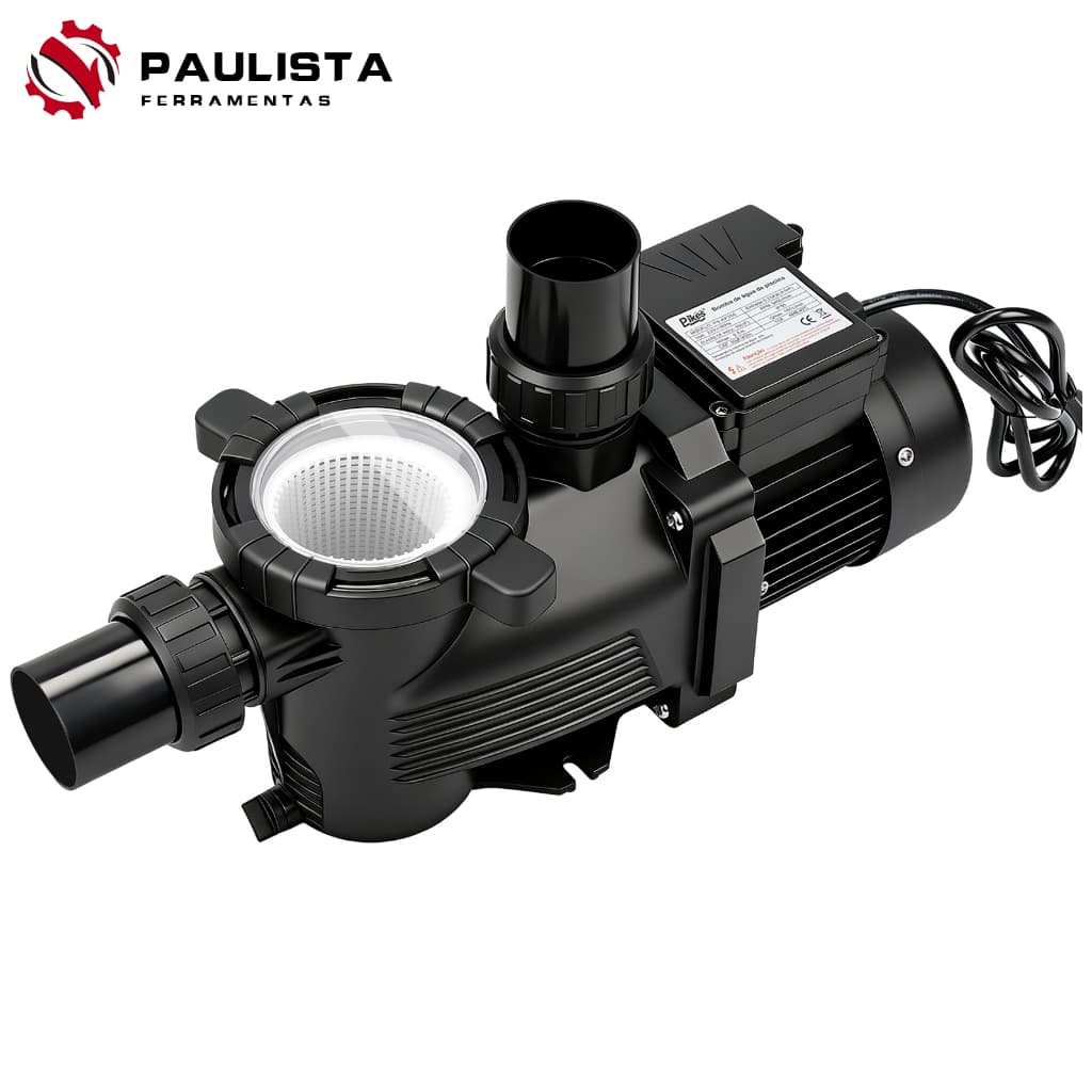 Bomba Centrífuga Autoescorvante Da De Água Piscina 350W 220V Com Pré-Filtro