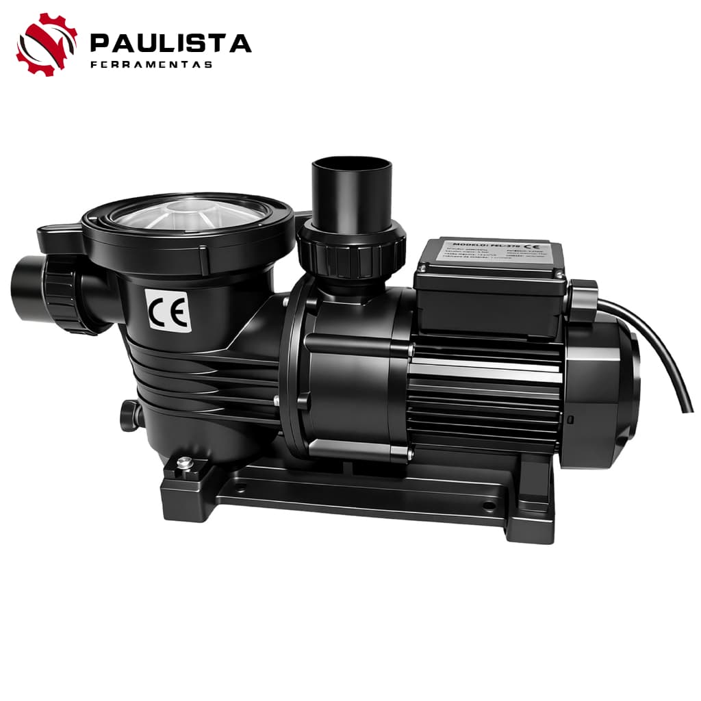 Bomba De Água Para Piscina 220V 370W 0.5HP Autoescorvante Circulante Com Pré-Filtro