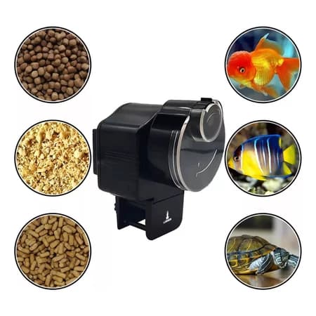 Alimentador Automatico Para Peixes Aquario Comedouro a Pilhas