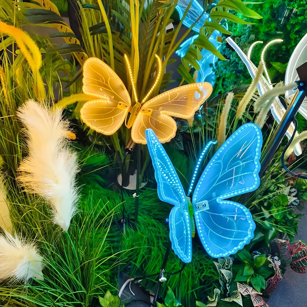 Luz borboleta LED para festa, quadro de fundo, decoração de aniversário | Estoque pronto Envio rápido