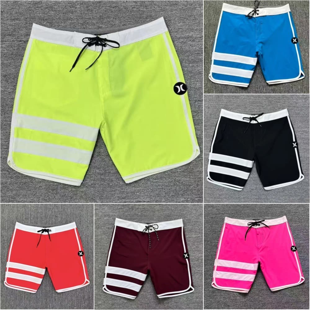 Shorts Listrados Masculinos Para Surf E Musculação , Secagem Rápida , Alta Elasticidade 28-38