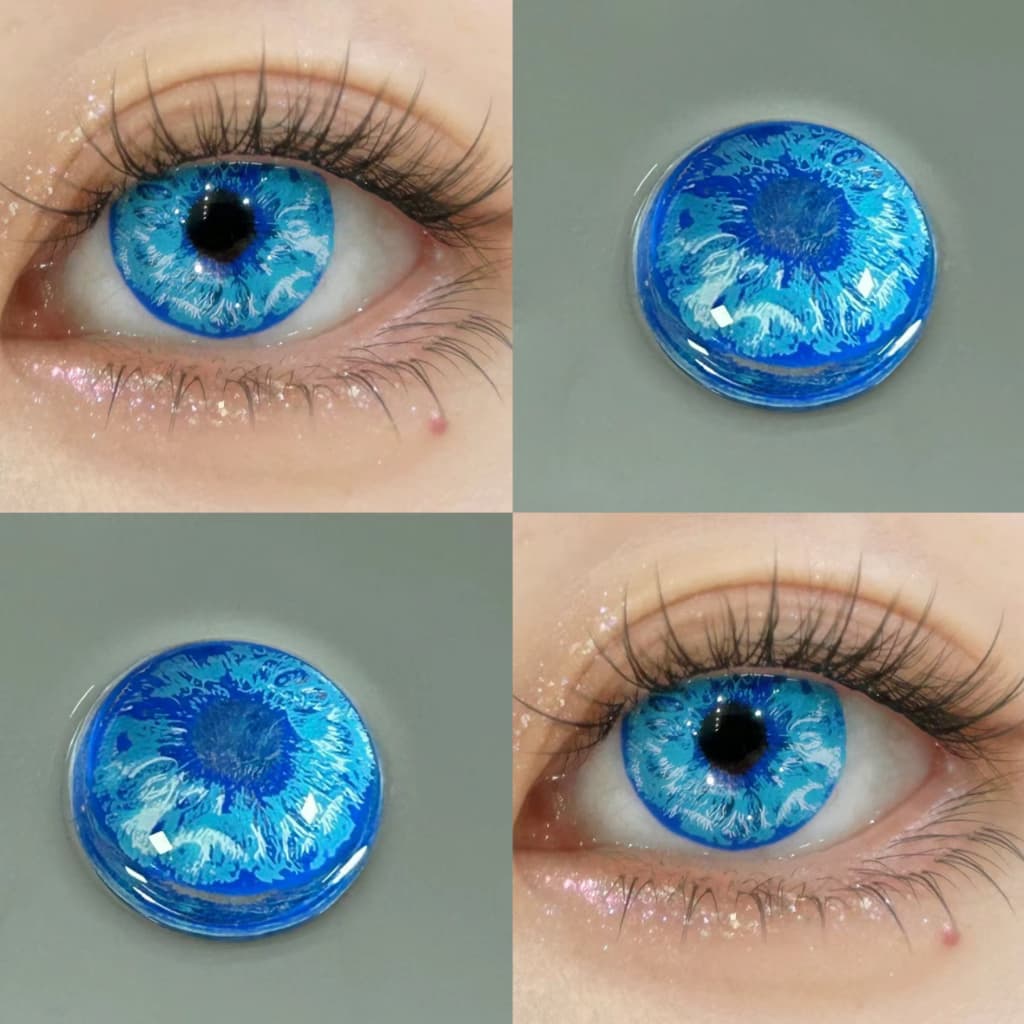 Eyeshare HD38 Lente De Contato Colorida Cosplay Maquiagem Alunos De Halloween Olhos Grandes Contatos 2 Peças