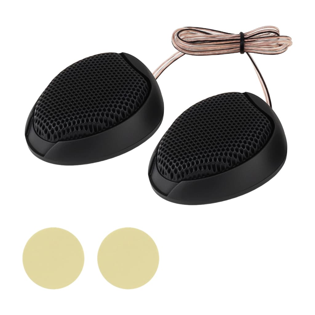 2pcs Universal 1000W TW-106 Mini Dome Tweeter Alto-Falantes De Alta Eficiência Para Sistema De Áudio De Carro , Par De C