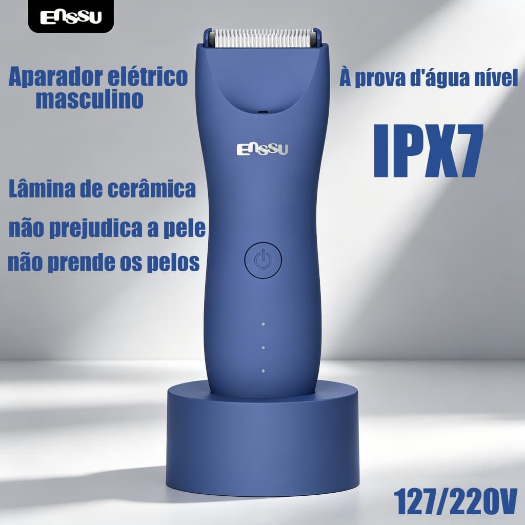 Barbeador Elétrico Masculino Kit De Máquina De Cortar Cabelo