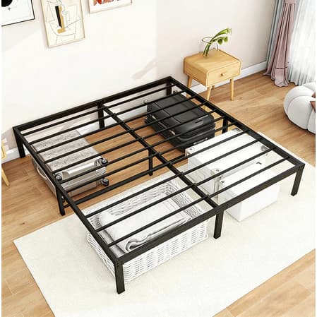 Estrutura de cama de Metal para cama de casal placa Base Super com suporte de carga - fácil instalação durável entreg
