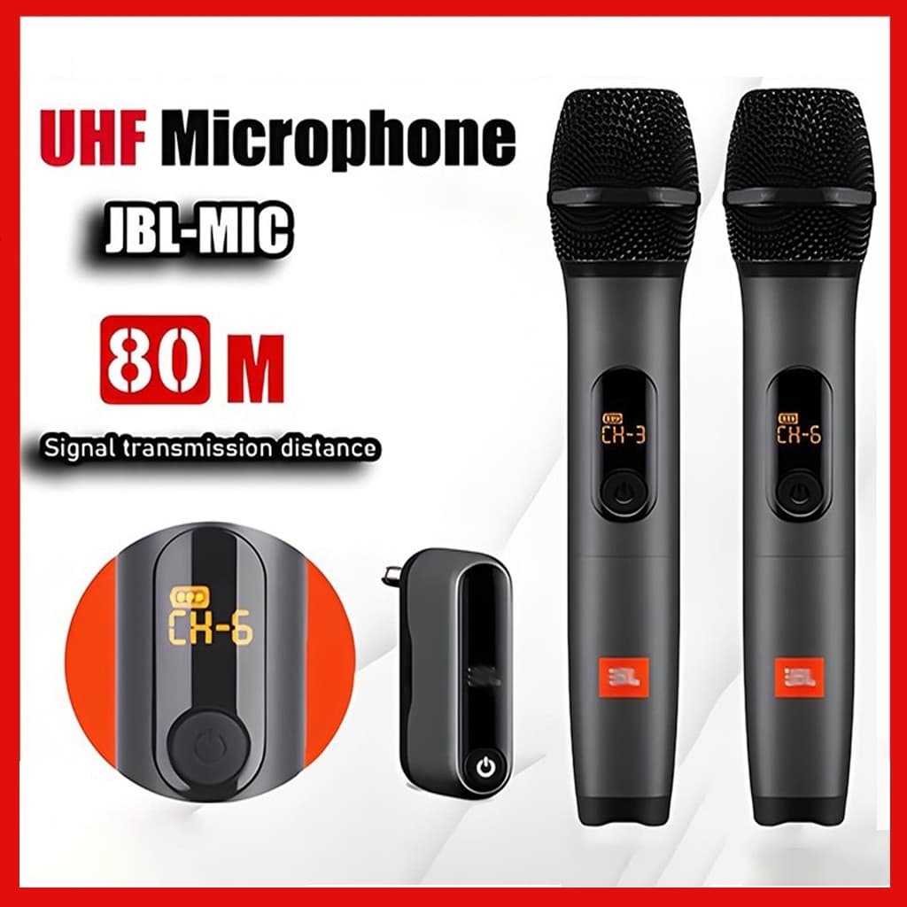 Microfone Sem Fio UHF Portátil Profissional Adequado Para Apresentações Em Palco