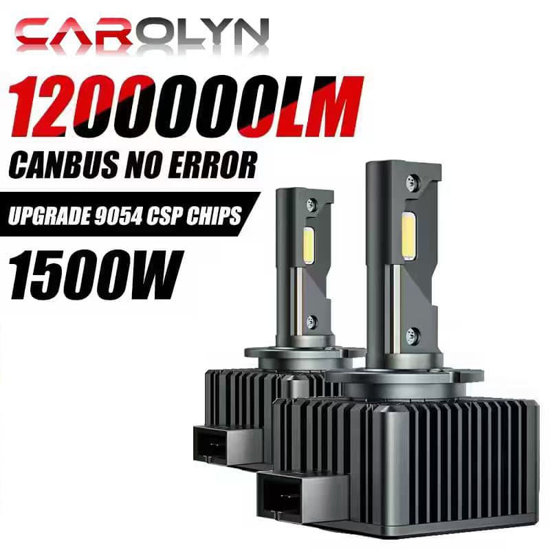 D1S D3S LED CANBUS Farol Lâmpada Xenon D2S D4S D8S D1R D2R D3R Turbo 1200000luz Automática De Carro Lm Super Brilhante