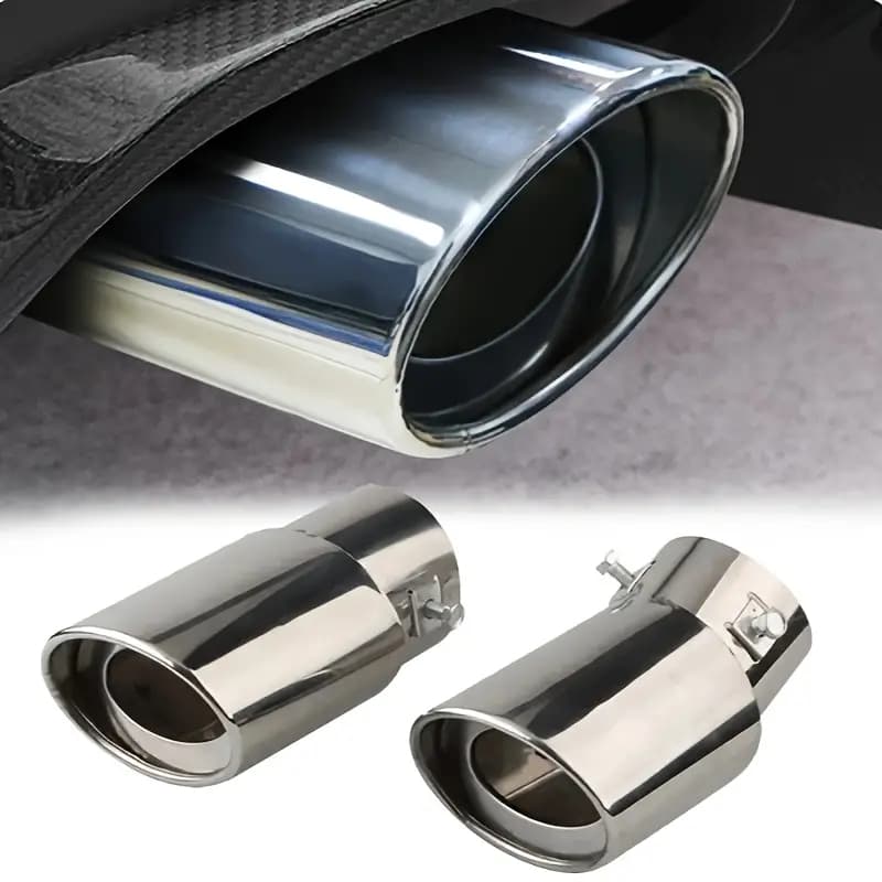 Ponteira Escapamento Aço Inox Saída 3 Polegadas Universal Modelo Direto/Modelo Curvado