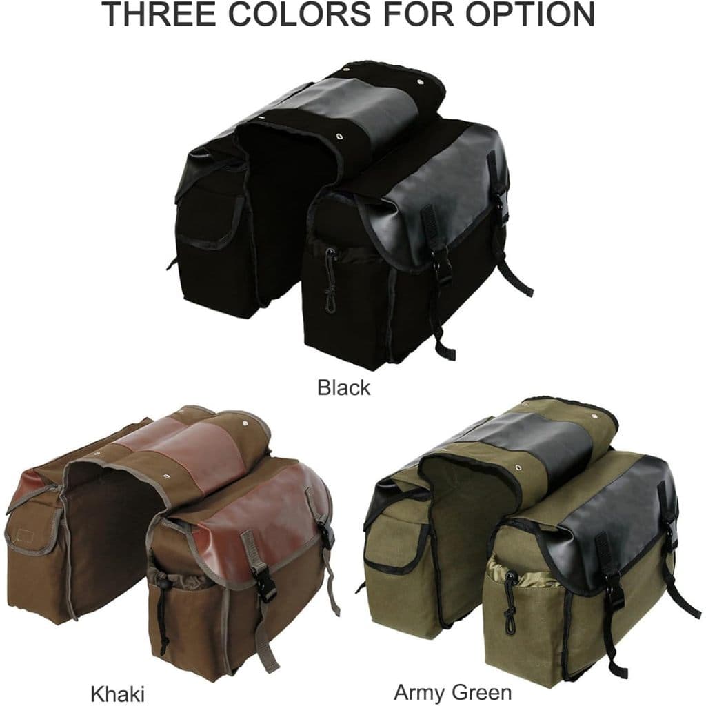 Sacos De Selim Para Motocicleta 40L Oxford À Prova D'água , Cestos Laterais Duplos Todas As Motocicletas