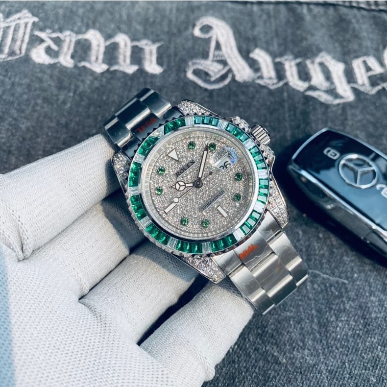 Relógio Mecânico Automático De Luxo Masculino , Pulseira De Aço Inoxidável , Exibição De Data Para Negócios , Casual , U