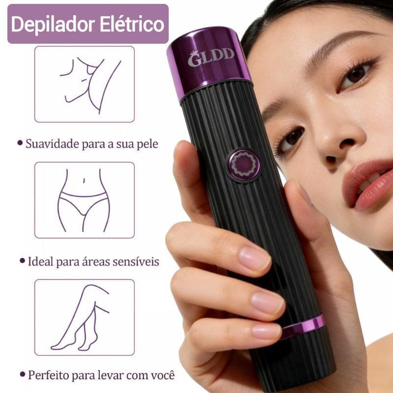 Escova Dupla Removedora De Pêlos Elétrica Recarregável Feminina-Envio Rápido
