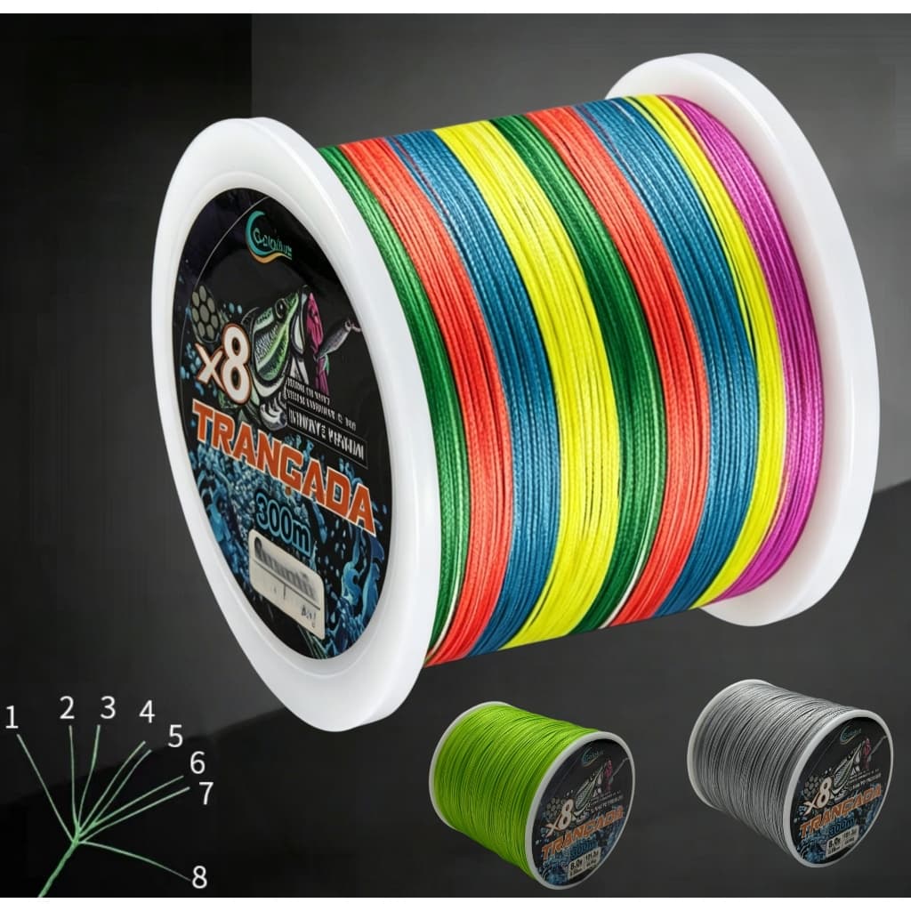 300M/500M 8 Fios/12 Fios/16 Fios Linha Trançada Multifilamento Linha De Pesca rançada Forte Para Atividades Ao Ar Livre