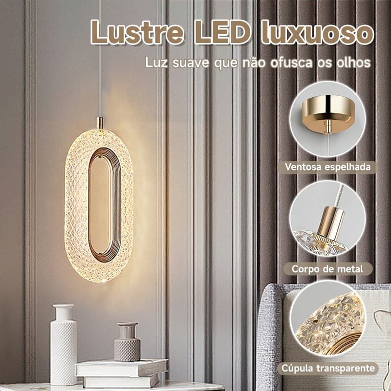 Lustres de cristal luxo moderno luminárias circulares de teto ideais para a decoração de interiores  3 Cores(110-220V)