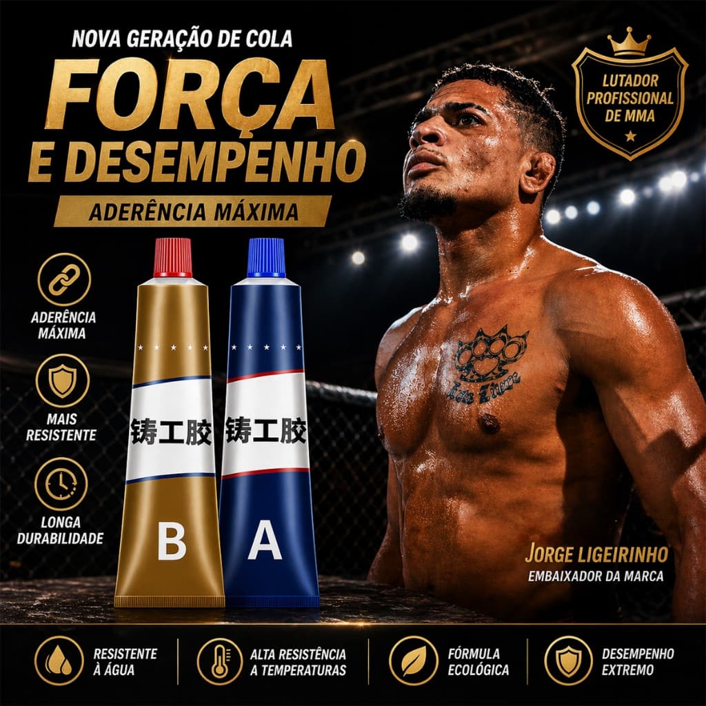 100g Cola De Fundição AB Cola de Reparo Rápido para Metal e Plástico - Adesivo AB para Soldagem a Frio